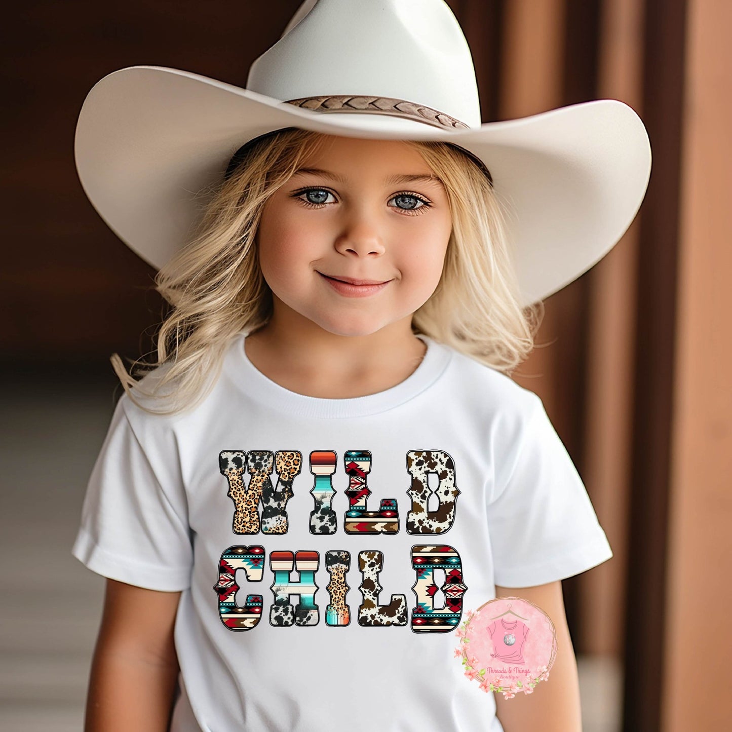 Wild Child Youth Tee-pink