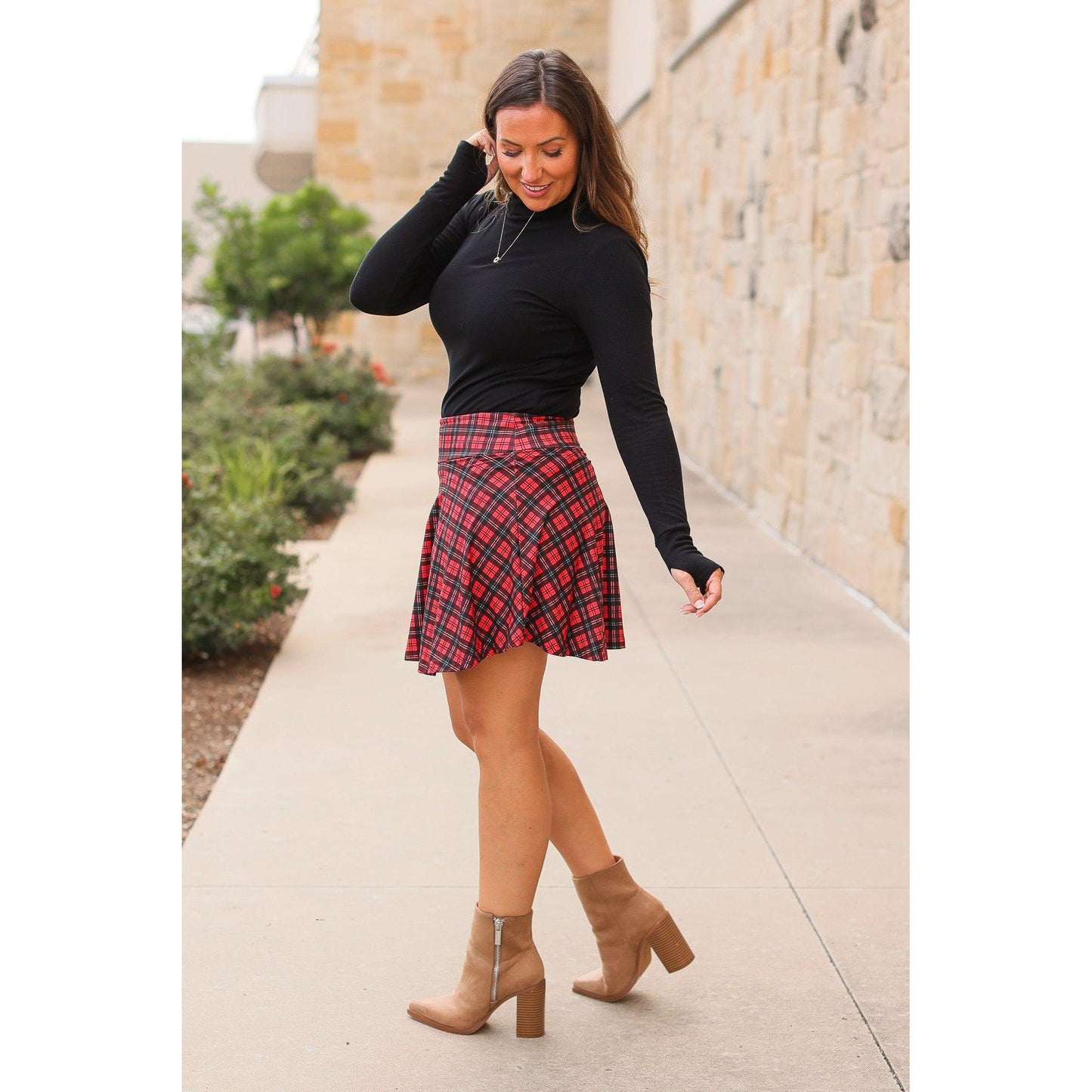 Ready to Ship | The Clara Plaid Skort