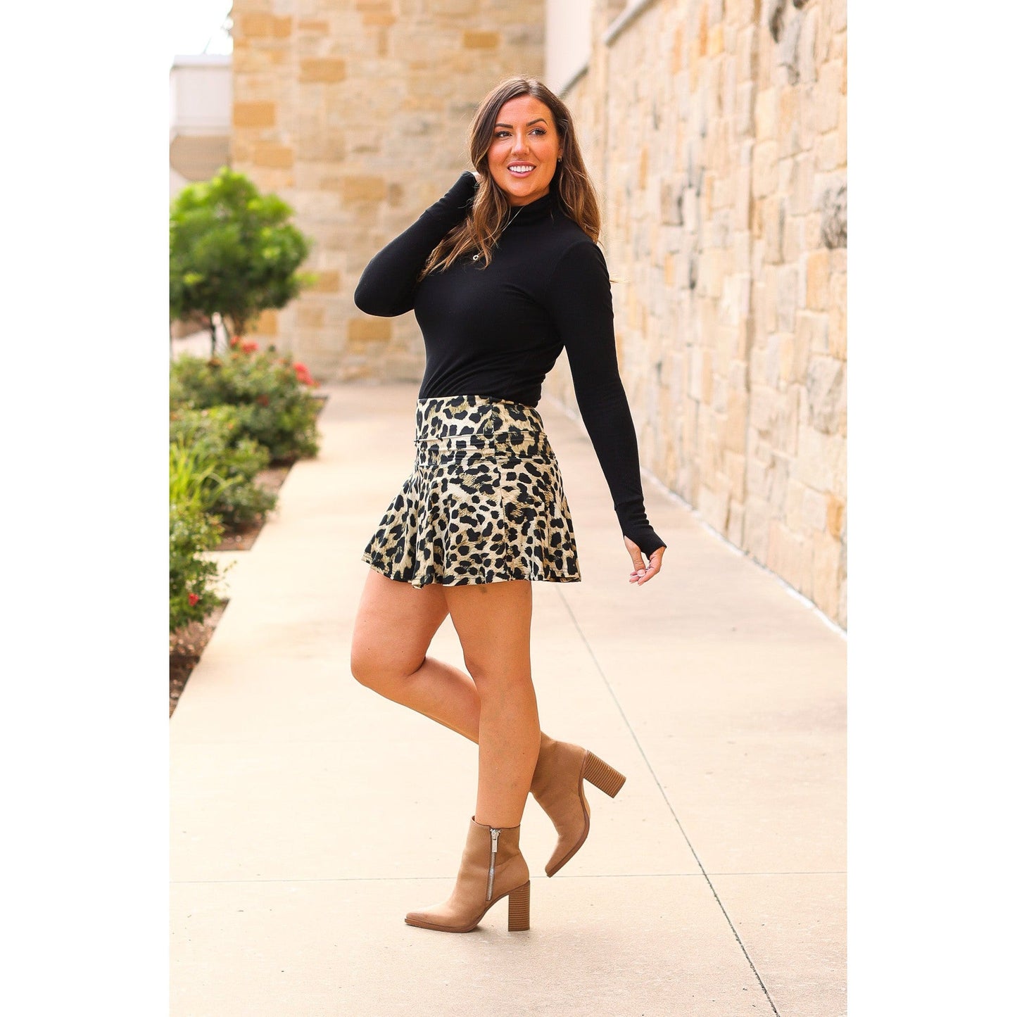 Ready to Ship | The Kylie Leopard Skort - Round 3