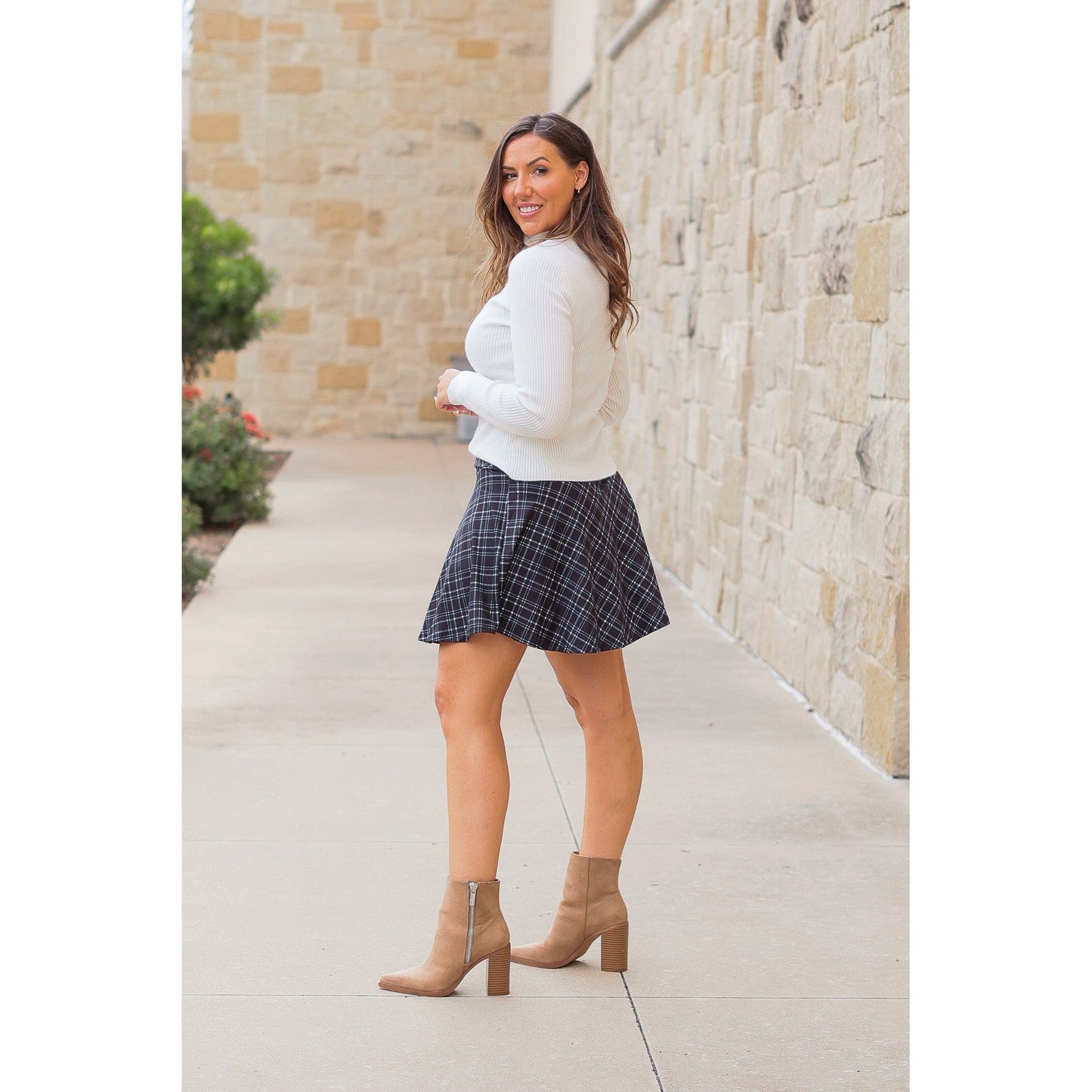 Ready to Ship | The Brenna Plaid Skort