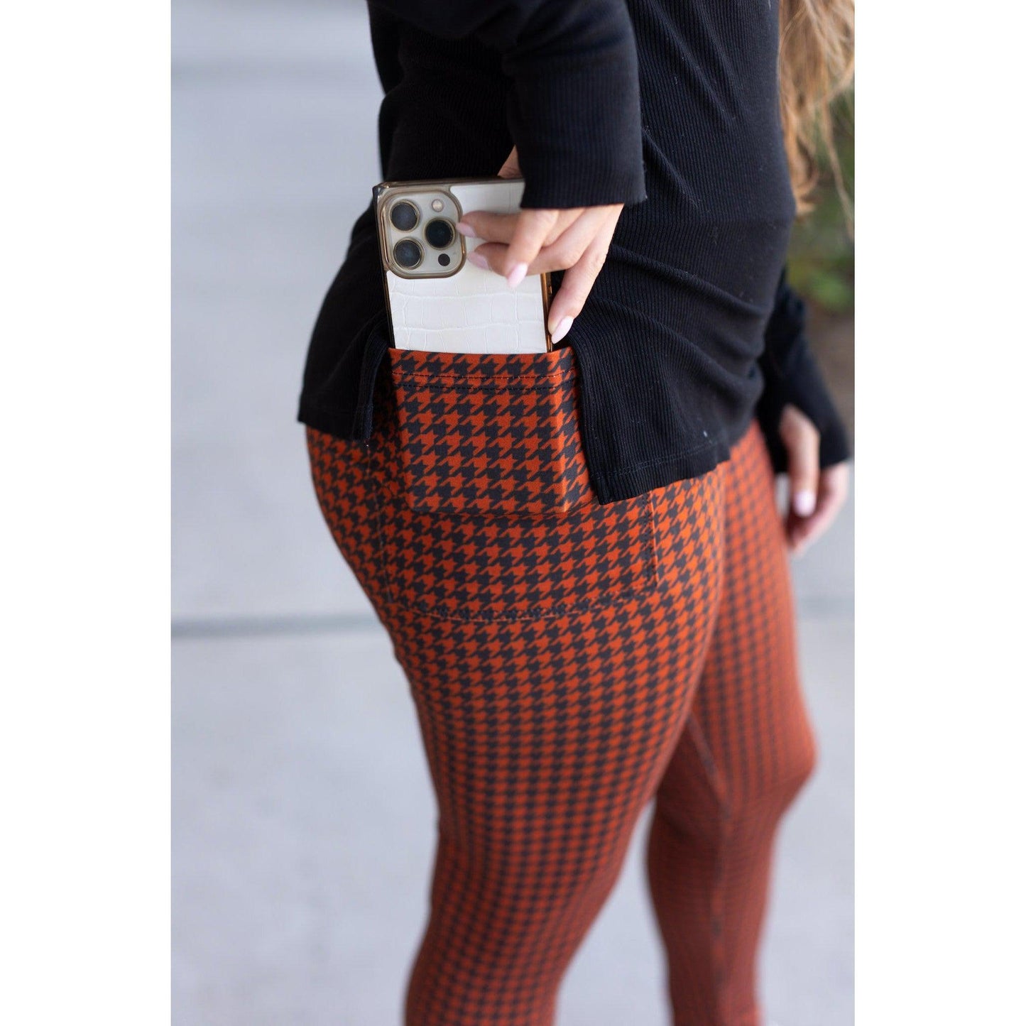 Ready to Ship | Houndstooth Full Length Leggings Round 2