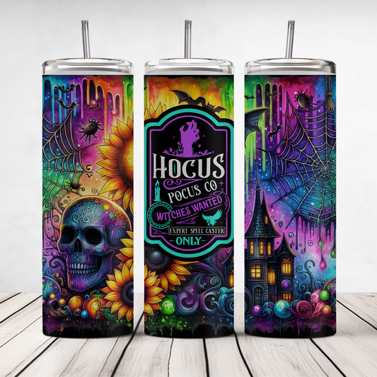 Witches Wanted 20oz Skinny Tumbler