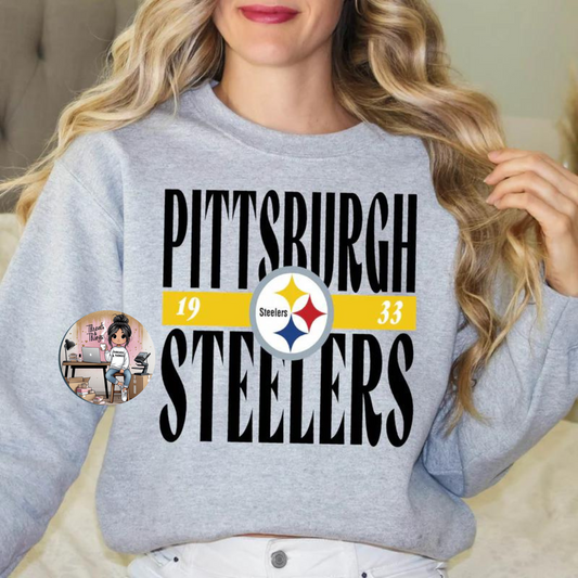 Steelers Football Crewneck