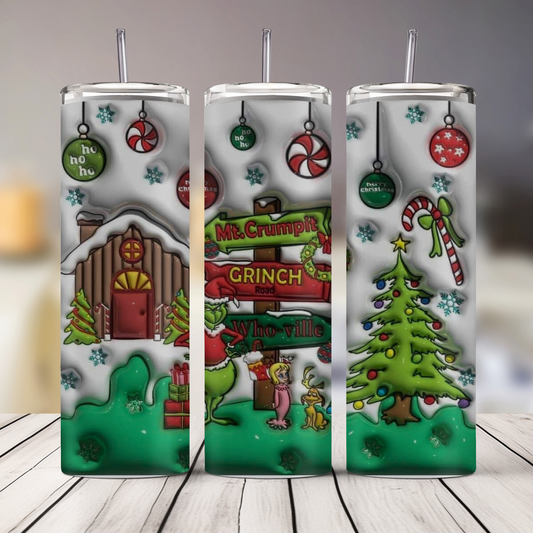 Which Way to Whoville 20oz Skinny Tumbler