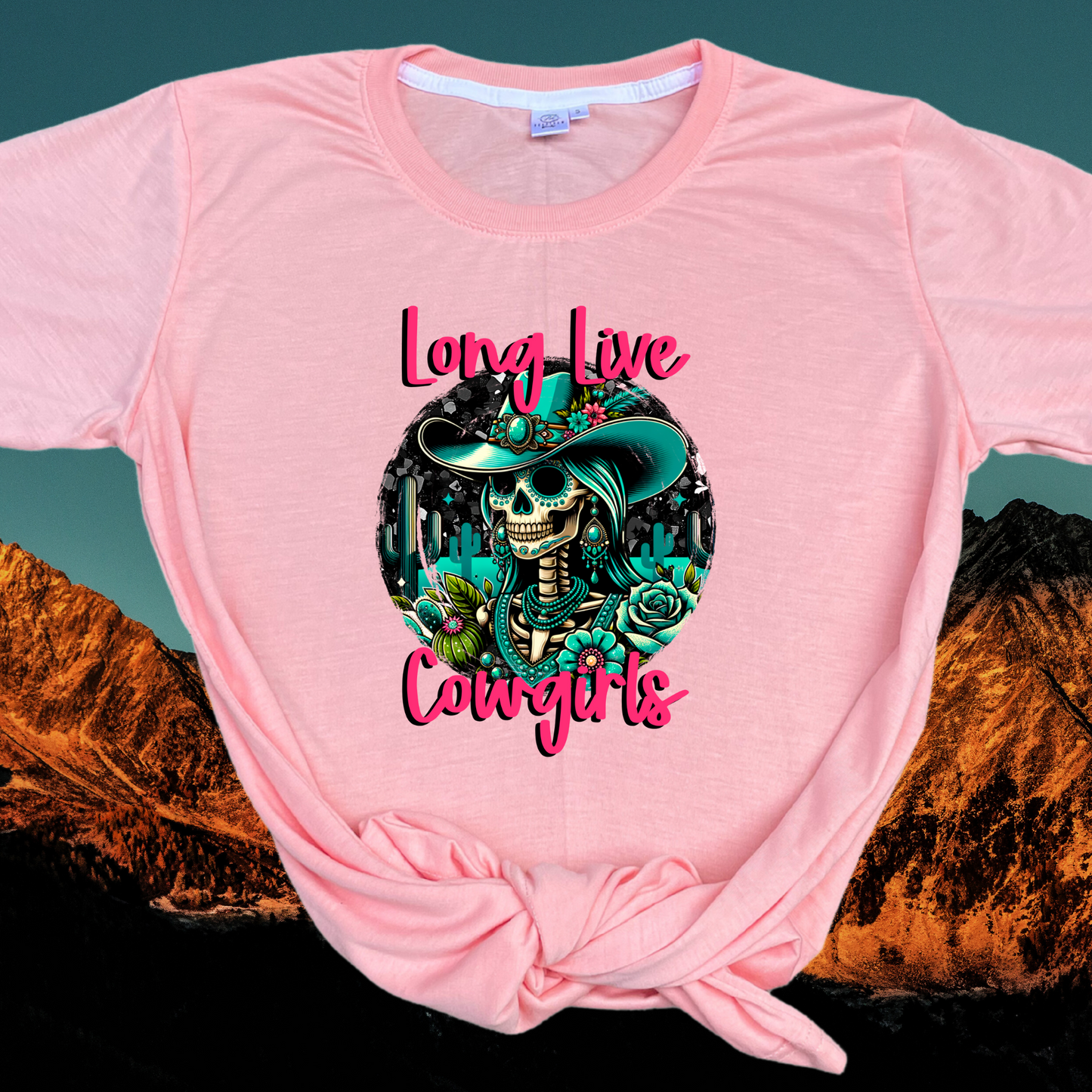 Long Live Cowgirls Sublimation T-shirt