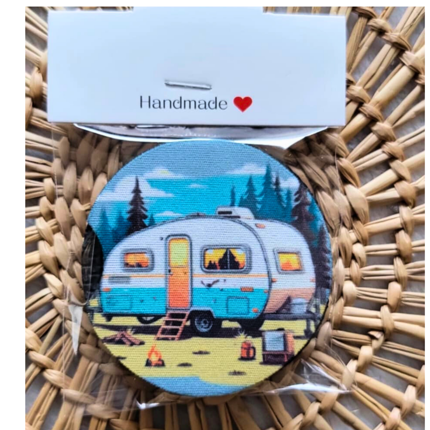 Camp Life Neoprene Car Coasters