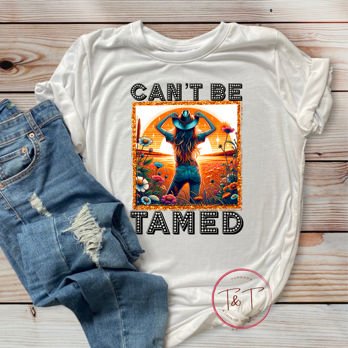 Can't Be Tamed Sublimation Tshirt