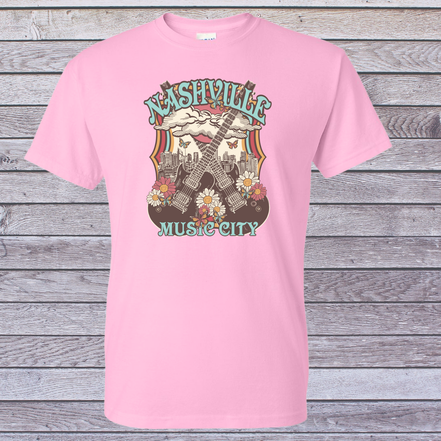 Nashville Music City Sublimation Tshirt