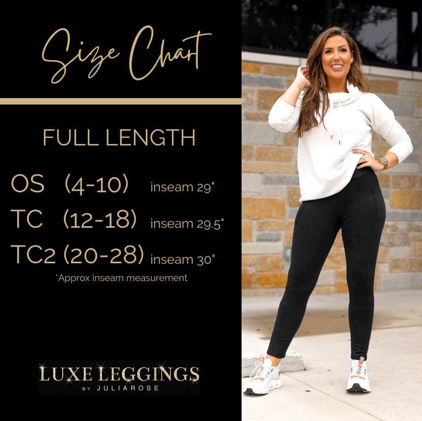 Ready to Ship | Navy FLEECE Full Length with Pocket Leggings  - Luxe Leggings by Julia Rose®